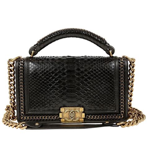 python boy bag chanel|coco chanel boyfriend bag.